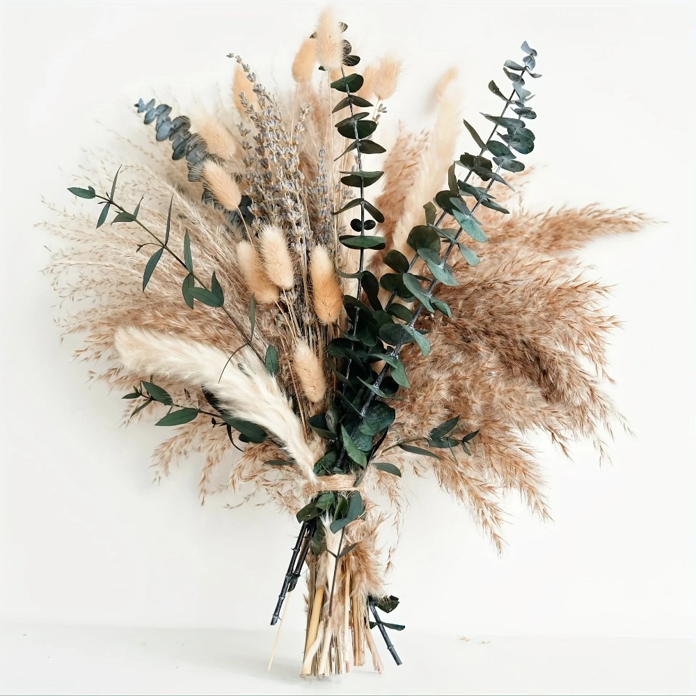 Dried Flower Bunch - 80 조각 자연 말린 꽃 꽃다발