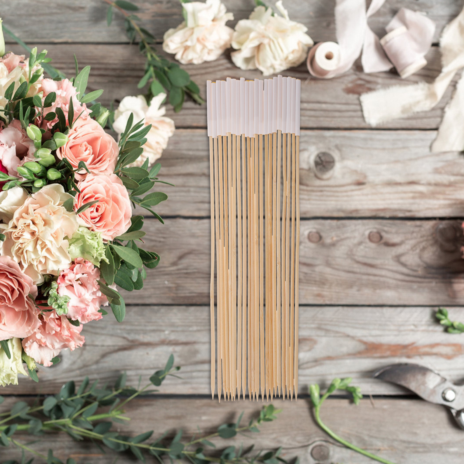 DIY 꽃다발 만들기, 꽃꽂이, 공예용 나무 막대, 꽃 - Floral Picks Wood 리뷰 및 가격