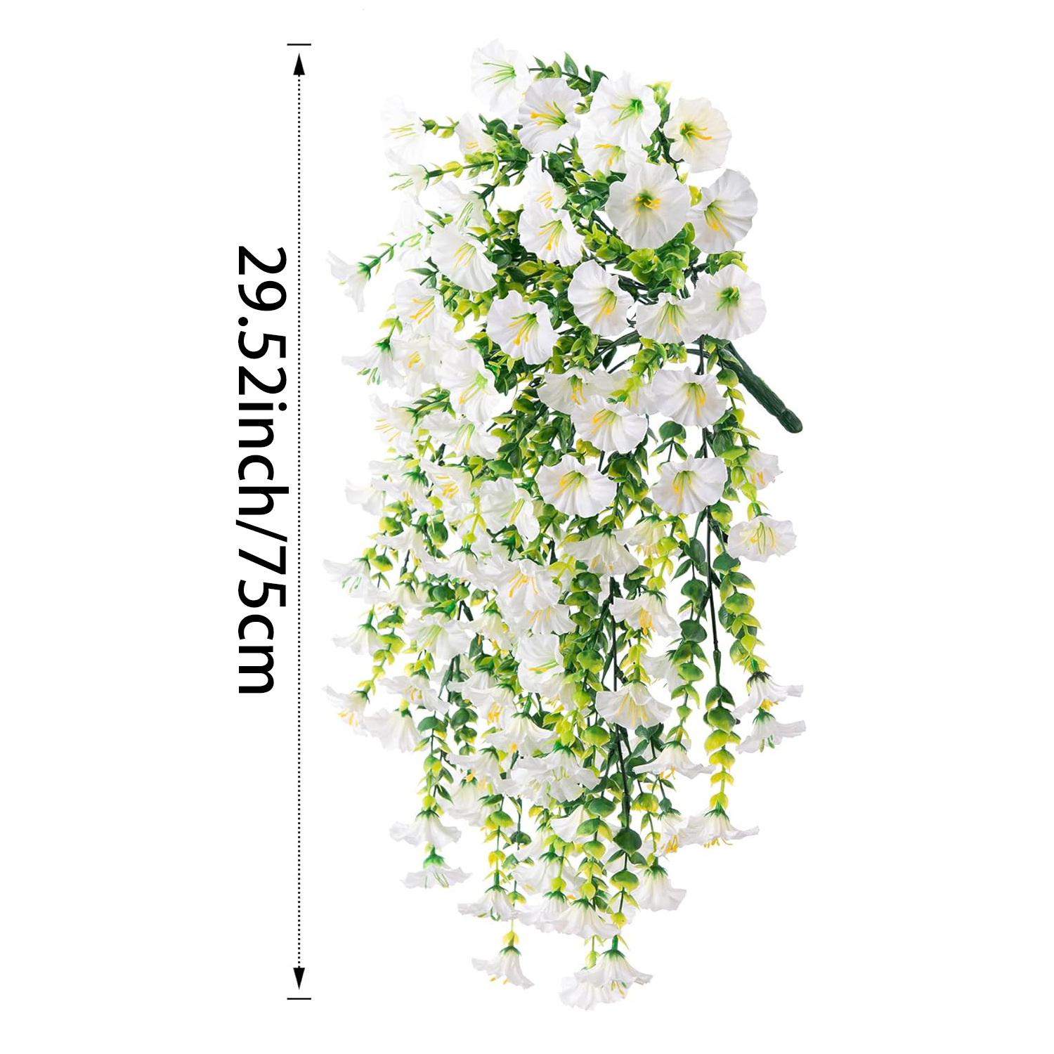 집 벽 장식용 인공 유칼립투스와 나팔꽃 실크 꽃 3가지 - Dried Flower Bunch 리뷰 및 가격